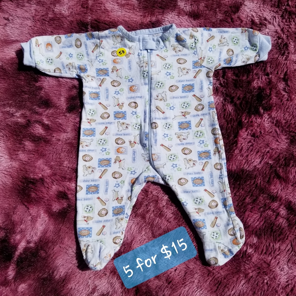 Newborn footed bodysuit